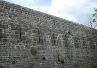 Oostelijke muur Fort de Charlemont